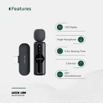 میکروفون یقه ای بیسیم حذف نویز سهسطحی گرین لاین مدل GM-75X GNGM75XMIC