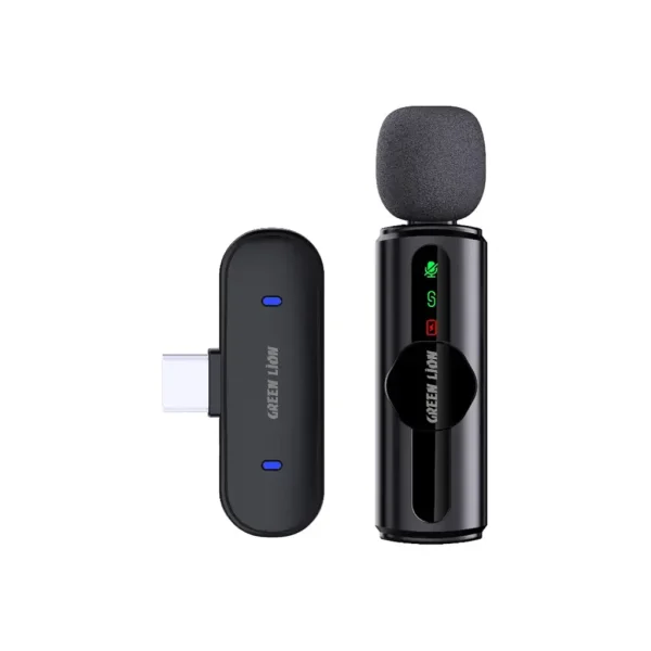 میکروفون یقه ای بیسیم حذف نویز سهسطحی گرین لاین مدل GM-75X GNGM75XMIC