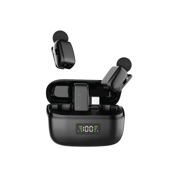 میکروفون بی سیم یقهای گرین لاین مدل Flex Mic Duo تایپ سی و لایتنینگ مدل جدید