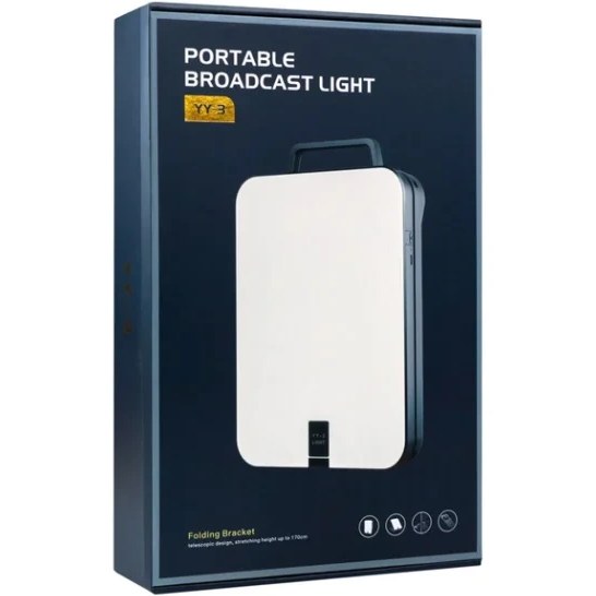 سافت لایت پایه دار و استنددار فوق حرفه ای portable broadcast light YY-3