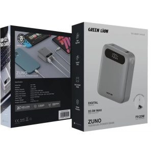 پاوربانک 10000mAh گرین لاین مدل Zuno GNZUN10PB