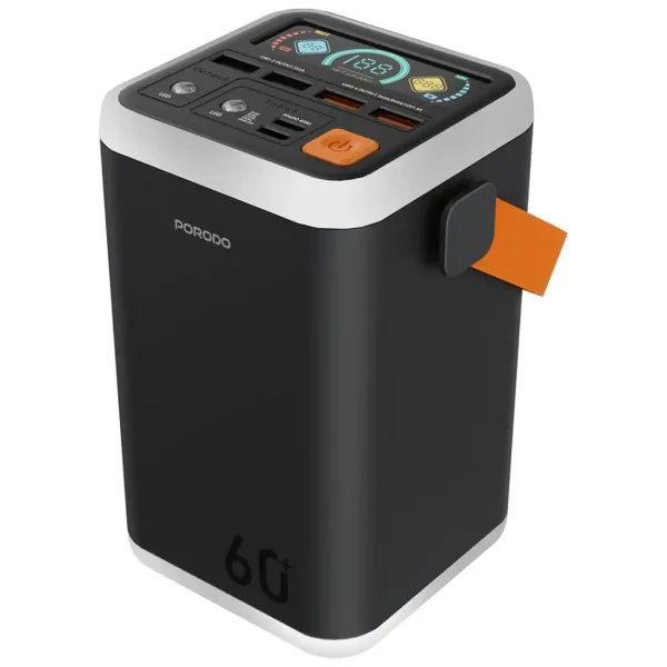 پاوربانک پرودو 60000mAh مدل Cappadoc PDPBFCH4560BK