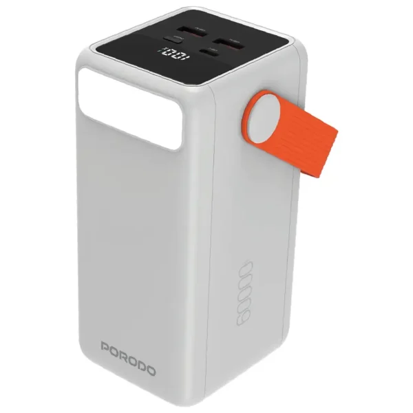 پاوربانک Porodo 60000mAh با چراغ LED مدل PDPBXRT60WH