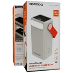 پاوربانک Porodo 40000mAh با چراغ LED مدل PDPBXRT40WH