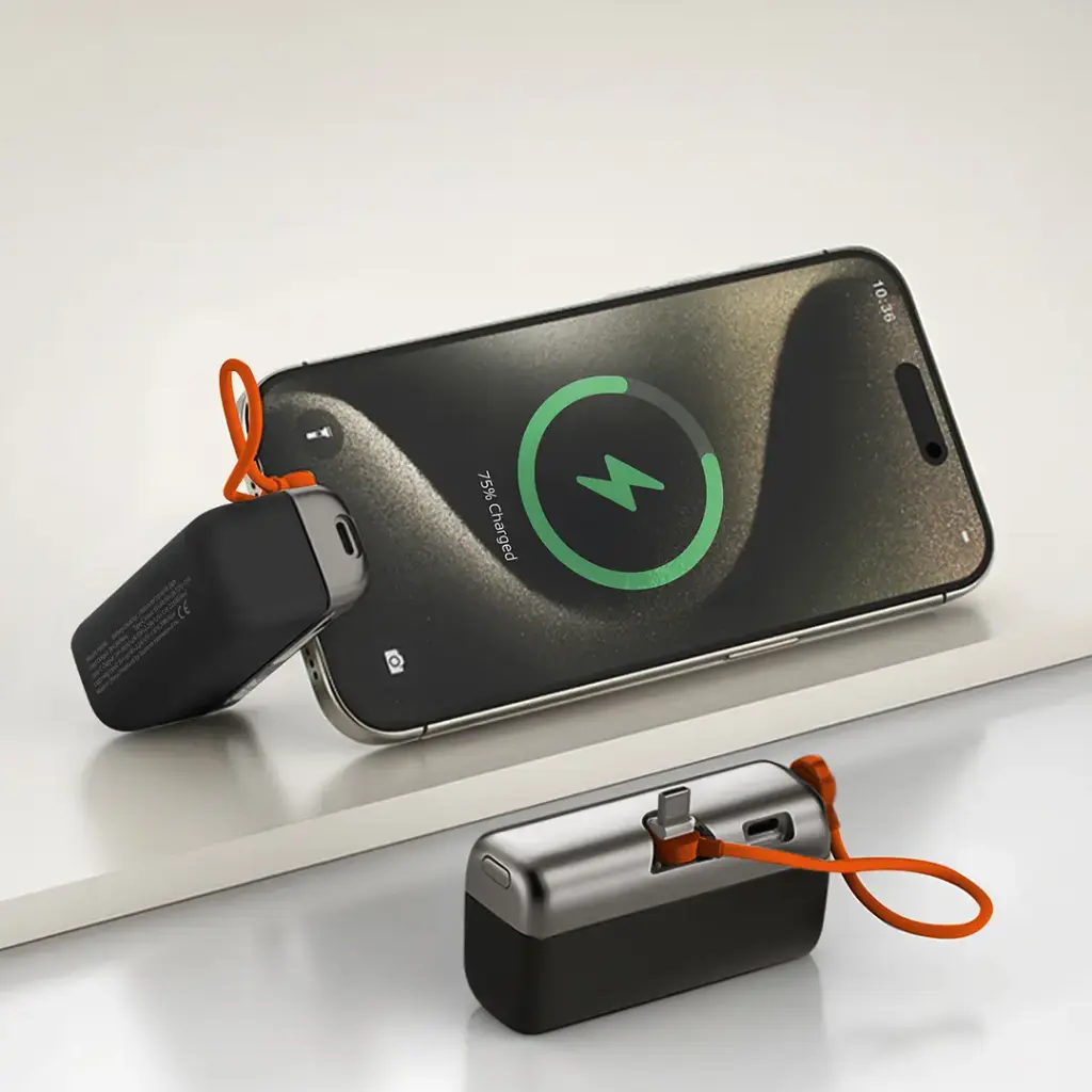 پاوربانک جیبی پرودو مدل Porodo Pocket Volt با ظرفیت 10000 میلیآمپر ساعت PDPBFCH090