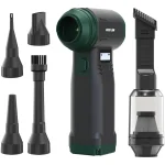 جت فن و جارو شارژی گرین لاین مدل Air Master GNAIRMBLW90BK