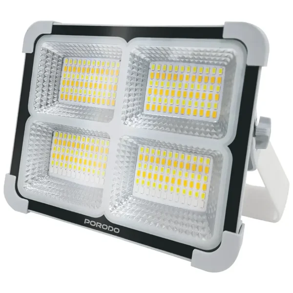 چراغ خورشیدی قابل شارژ Porodo Sunlite مدل PDQTS100WH