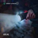 چراغ قوه گرین لاین مدل GNHR3000LMBK ظرفیت ۳۰۰۰ لومن