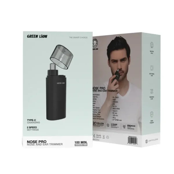ماشین اصلاح موی بینی گرین لاین Green Lion Nose Pro Nose and Ear Trimmer GNNOSETMMRBK