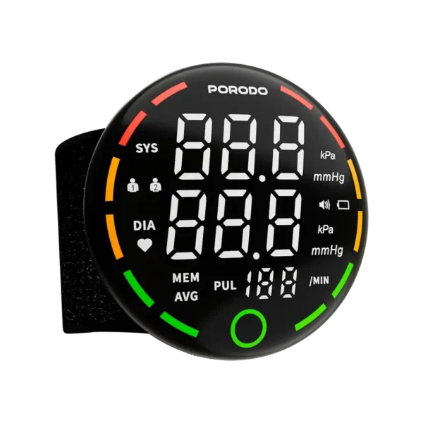 دستگاه فشارسنج دیجیتال مچی پرودو Porodo LiveOn Digital Blood Pressure Monitor PDW01B
