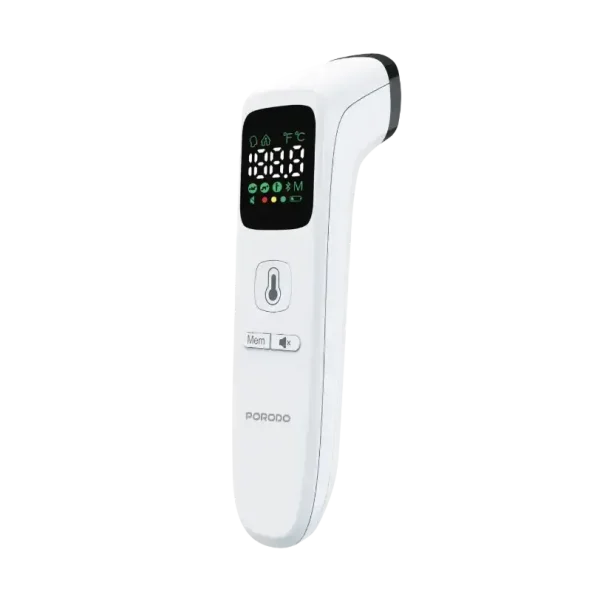 تب سنج دیجیتال پورودو مدل PDFCIR202WH | Porodo LiveOn – MULTI-MODE THERMOMETER LED Display