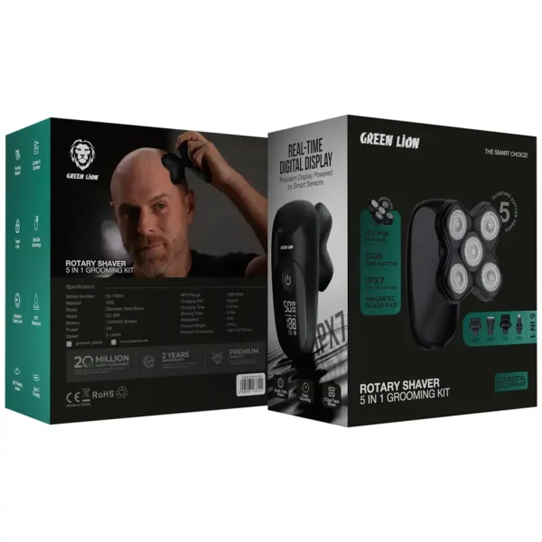 ریشتراش 5 در 1 گرین لاین مدل Rotary Grooming Kit GNROTM54SBK