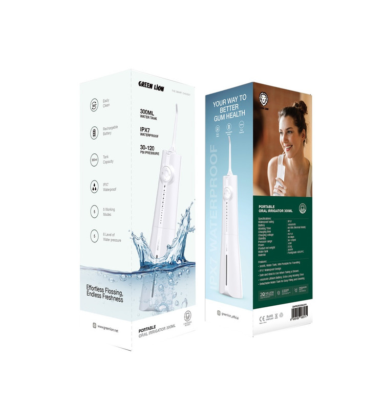 واتر جت دهان و دندان گرین لاین مدل GNPROR300ML ظرفیت 300 میلیلیتر