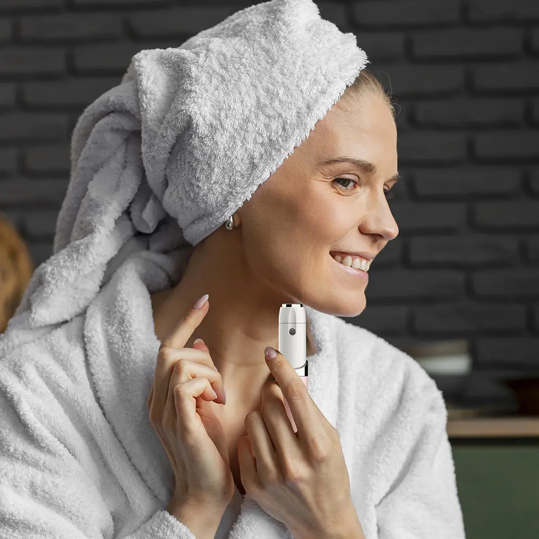 ماشین اصلاح صورت بانوان گرین لاین مدل Facial Hair Remover GNFHRRVRPK