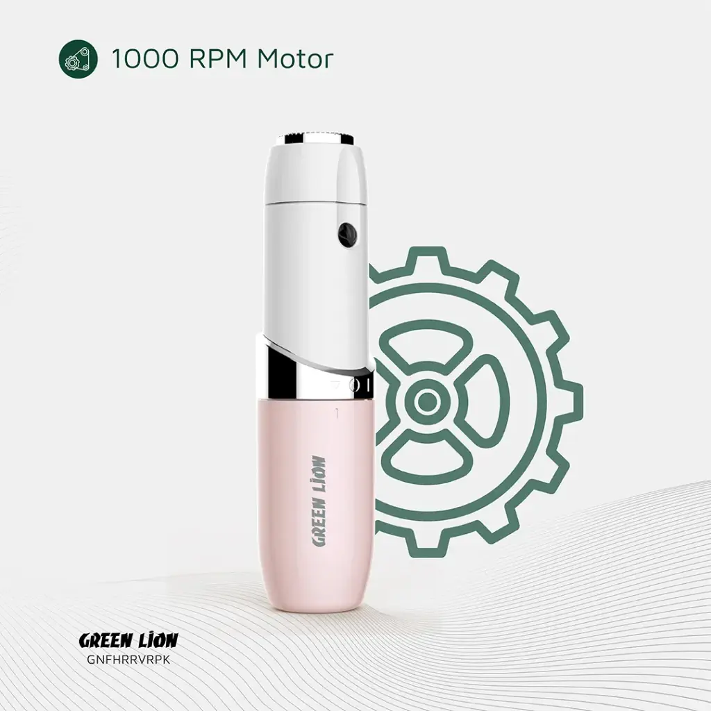 ماشین اصلاح صورت بانوان گرین لاین مدل Facial Hair Remover GNFHRRVRPK