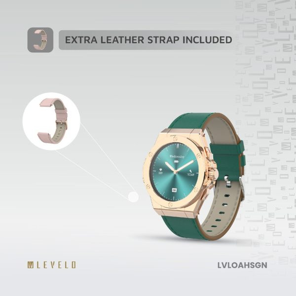ساعت هوشمند هیبریدی لِولو Levelo مدل OAK – LVLOAHSBK