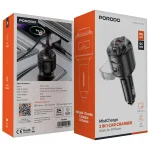 شارژر فندکی 75 وات و خوشبوکننده هوا پرودو Porodo MistCharge Car Charger with Air Diffuser PDC40BK