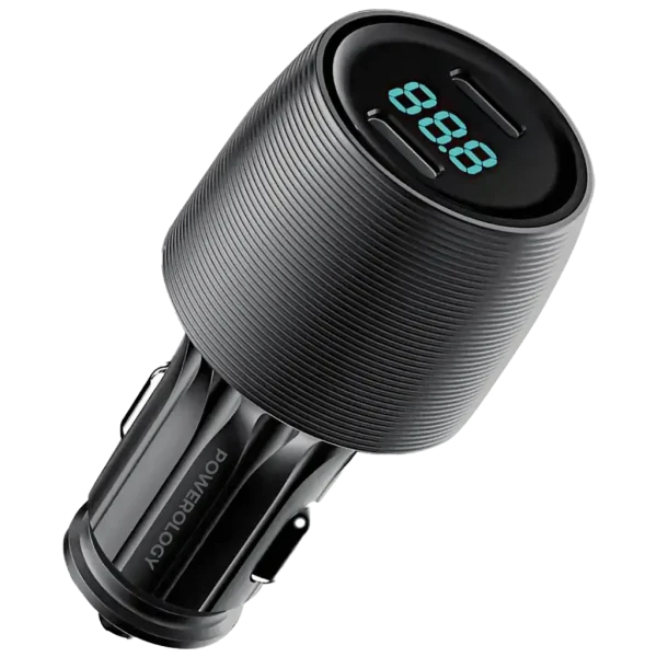 شارژر فندکی خودرو پاورولوژی مدل Velox 66W PCCSR013
