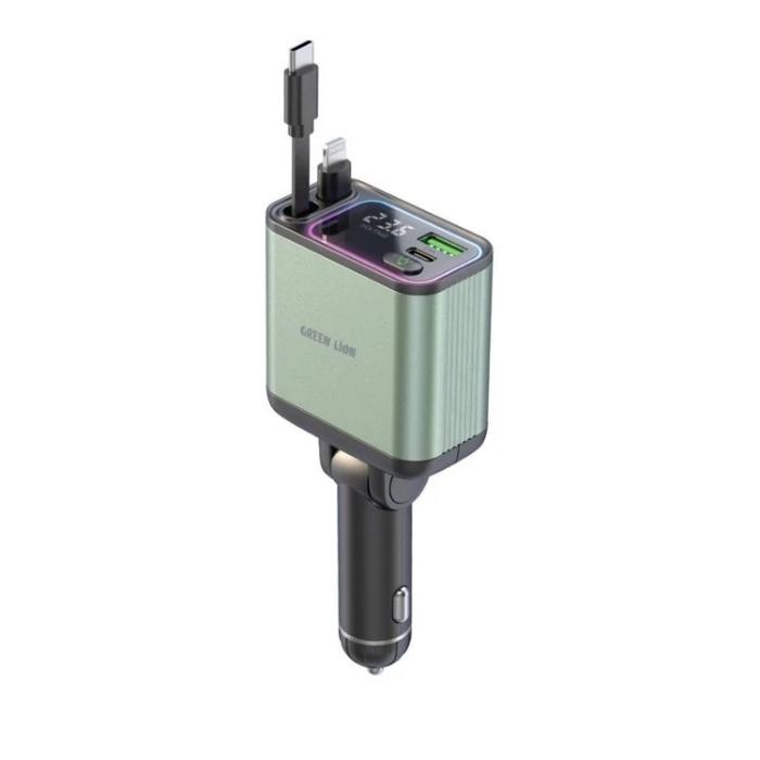 شارژر فندکی خودرو گرین لاین مدل PD-65W توان 90 وات GNRCC90WGN
