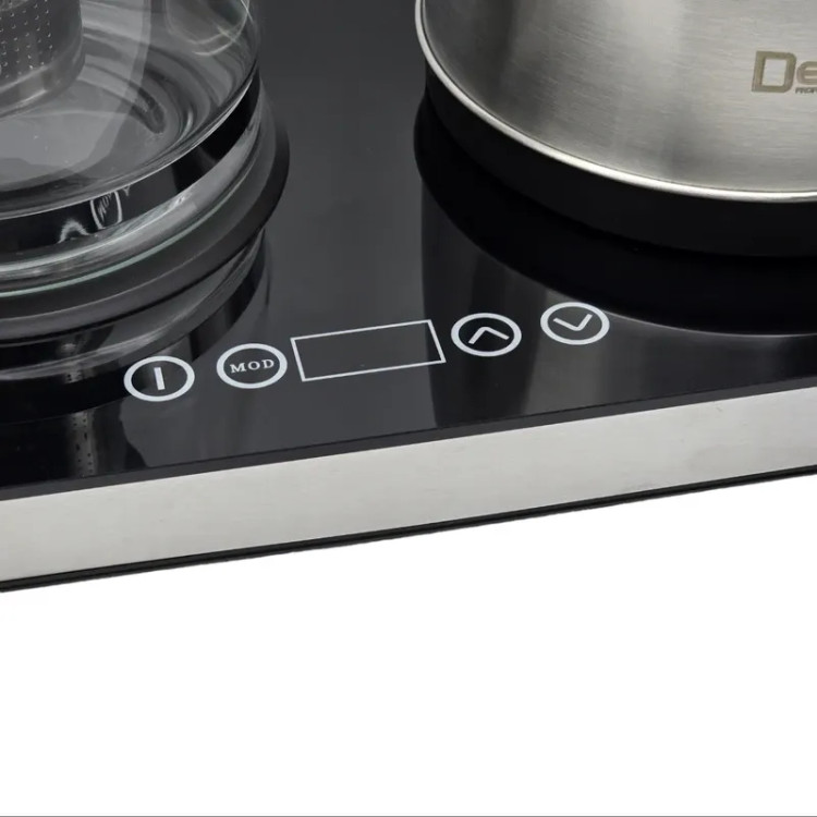 چای ساز دسینی مدل DS1166 ظرفیت ۲ لیتر با کتری استیل ضد زنگ