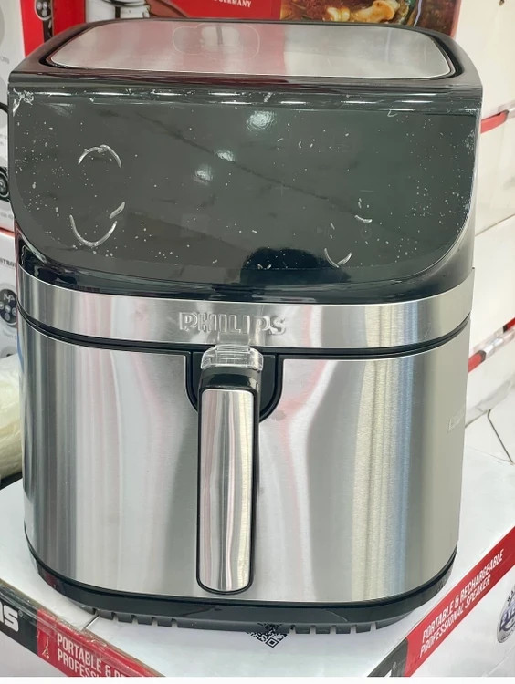 سرخ کن دوالمنت فیلیپس- ظرفیت 18/2 لیتری تمام استیل سبددار_ قدرت 3000W وات مدل PHILIPS 9298