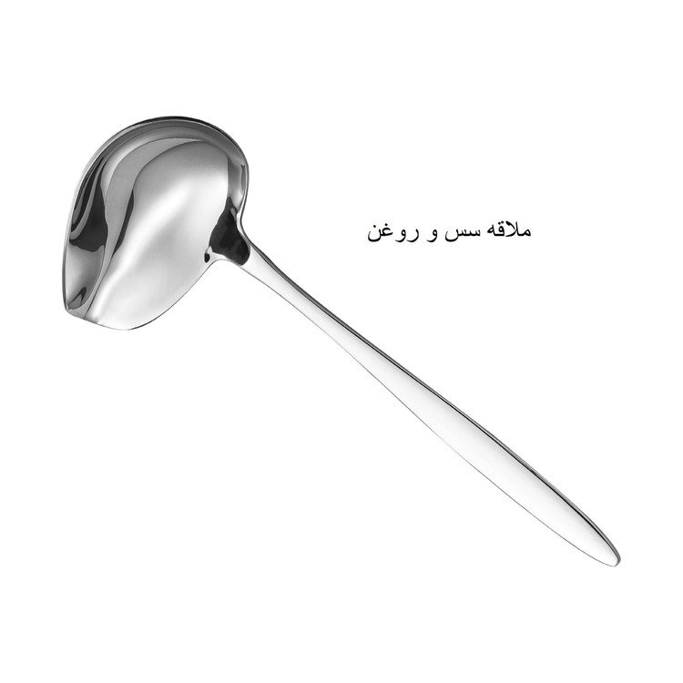 سرویس ملاقه 2 پارچه جی فی نی مدل 09 استیل براق