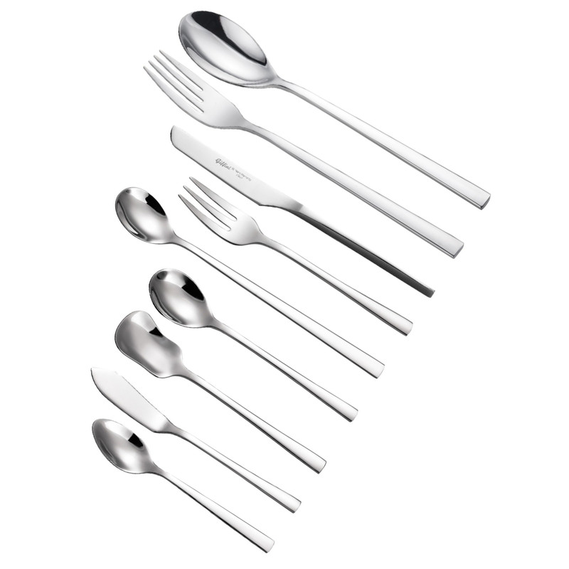 سرویس قاشق و چنگال 9 پارچه 1 نفره جی فی نی مدل G-10