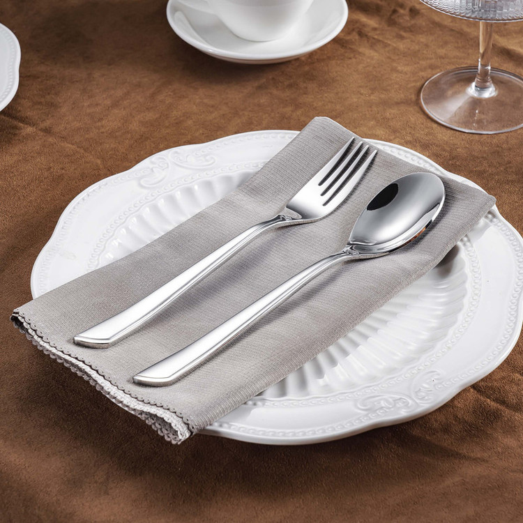 سرویس قاشق و چنگال 14 پارچه جی فی نی مدل 52 لاکچری