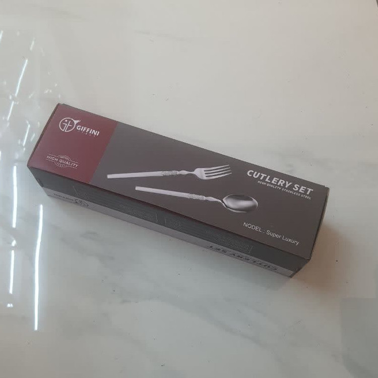 سرویس قاشق و چنگال 15 پارچه جی فی نی مدل G-255