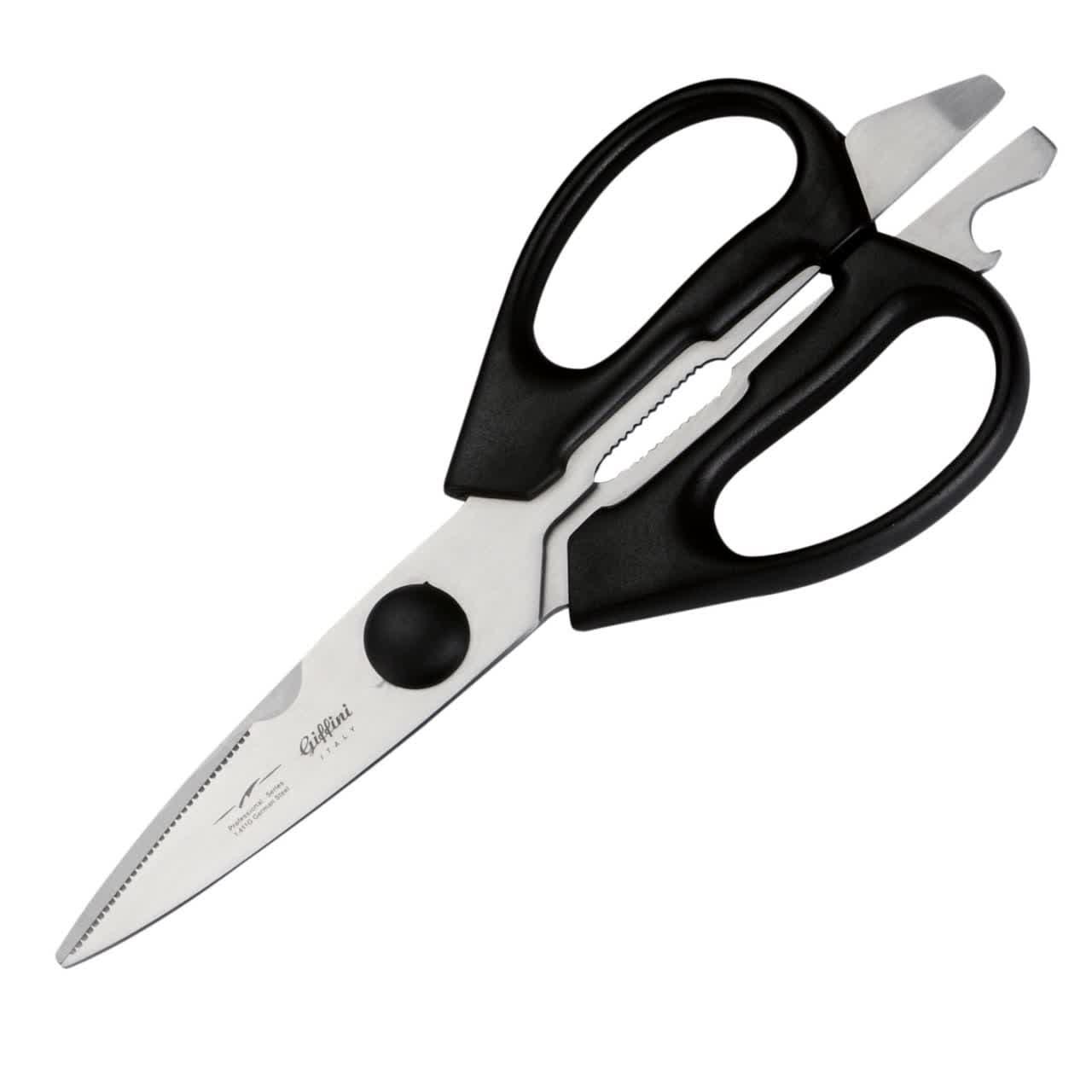 قیچی آشپزخانه 2 عددی جی فی نی GIFFINI کد G-02 مشکی