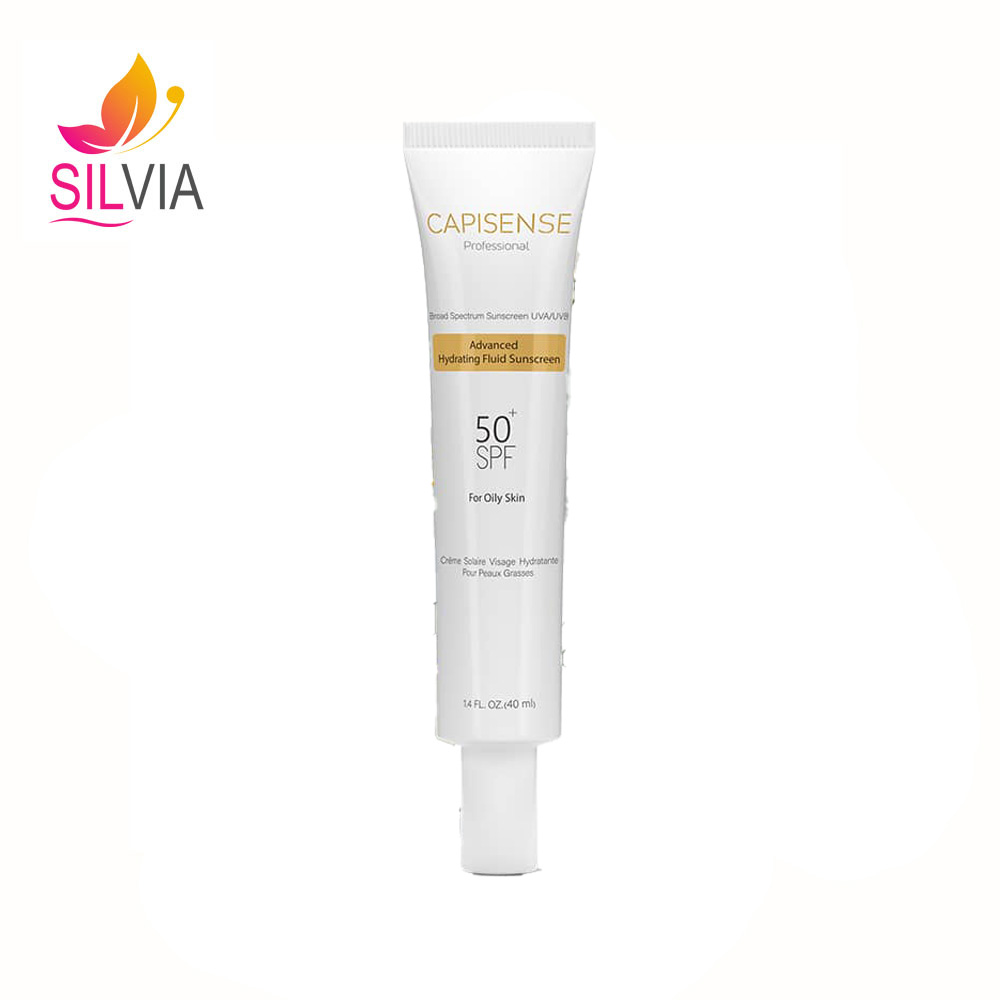 فلوئید ضدآفتاب SPF50 آبرسان صورت پوست چرب کپیسنس 40 میل