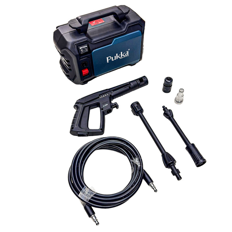 کنزاکس کارواش برقی 110 بار 1400 وات پوکا با موتور ذغالی پوکا مدل PW-8201 با حداکثر دبی آب 5.5 لیتر بر دقیقه