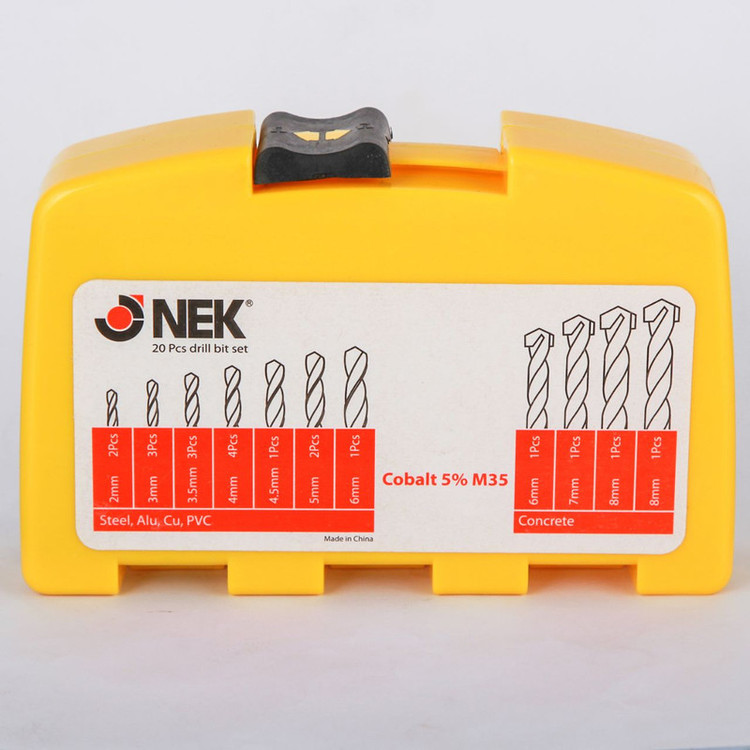 مجموعه 20 عددی مته نک مدل M35 Cob توس