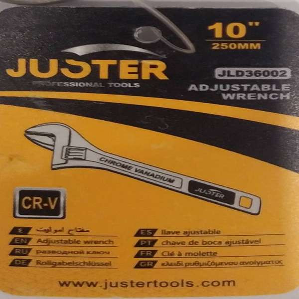 آچار فرانسه جاستر مدل JLD36002 سایز 10 اینچ توس