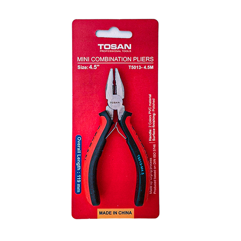 انبر دست توسن مدل T5013-4.5M سایز 4.5 اینچ توس