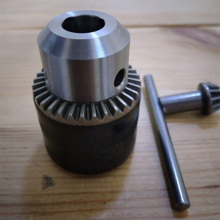 سه نظام دریل ای تی سی مدل 1.5-13mm سایز 13میلیمتر به همراه آچار سه نظام توس