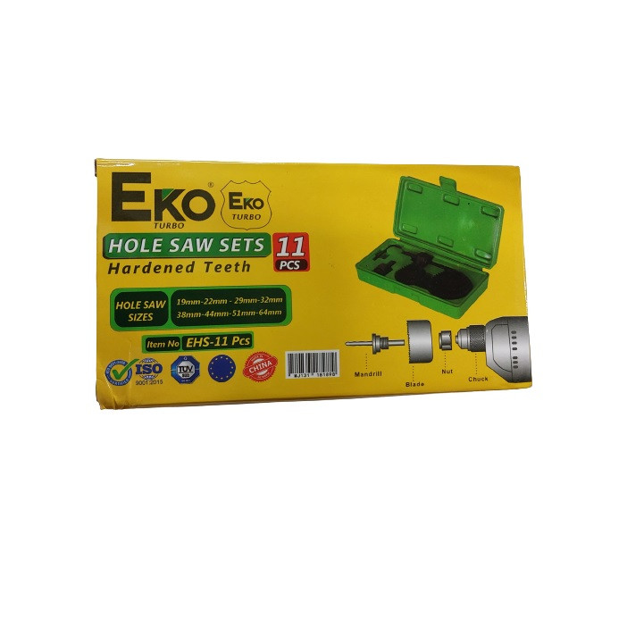 مته گردبر اکو مدل EHS-11 مجموعه 11 عددی توس