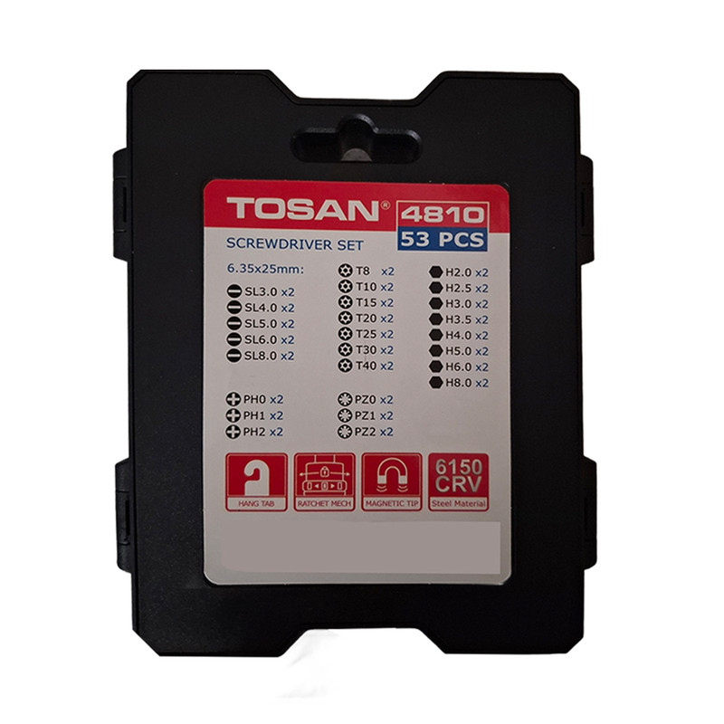پیچگوشتی توسن مدل 4810 مجموعه 53 عددی توس