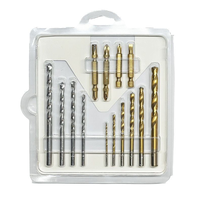 سرپیچ گوشتی و مته ایوک مدل K-1010 مجموعه 14 عددی