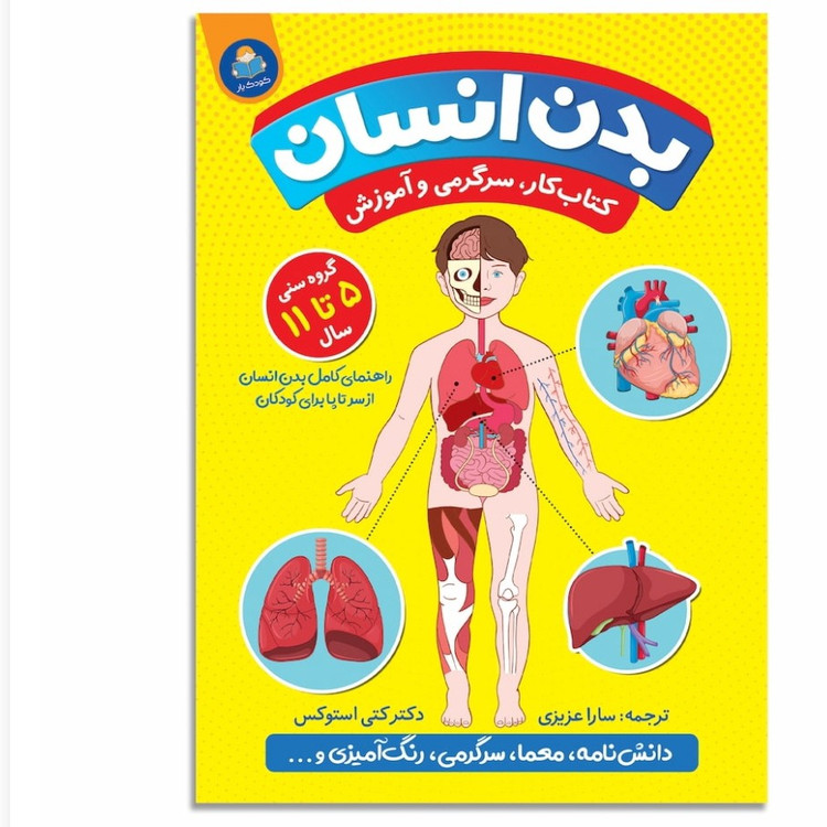 کتاب بدن انسان اثر استوکس مترجم سارا عزیزی انتشارات یوشیتا