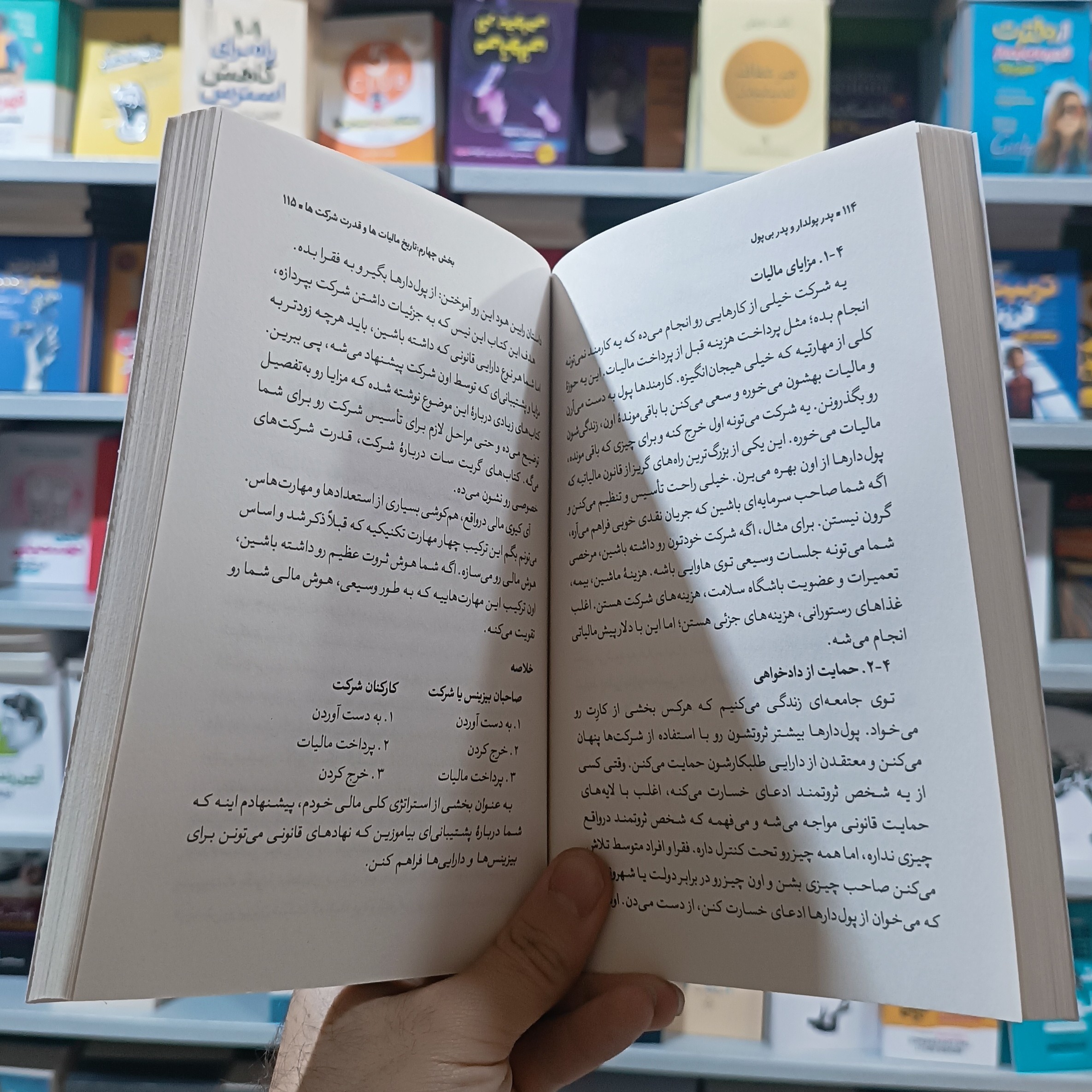 کتاب پدر پولدار پدر بی پول اثر کیوساکی مترجم قلی زاده انتشارات یوشیتا