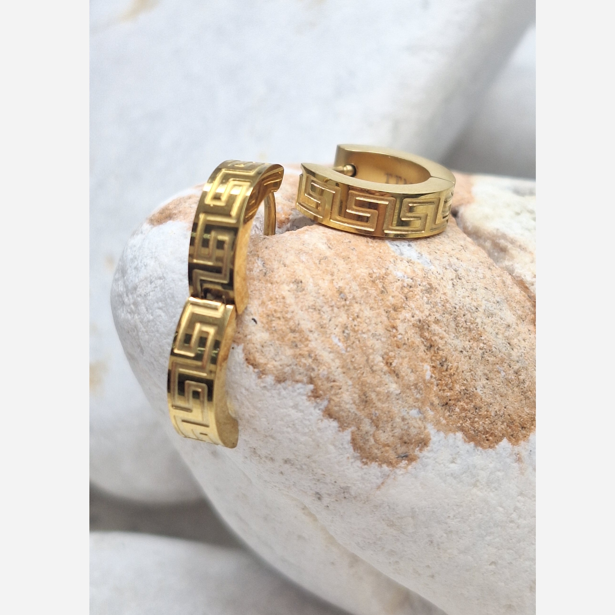 گوشواره طلایی طرح VERSACE ژوپینگ کد 317070210