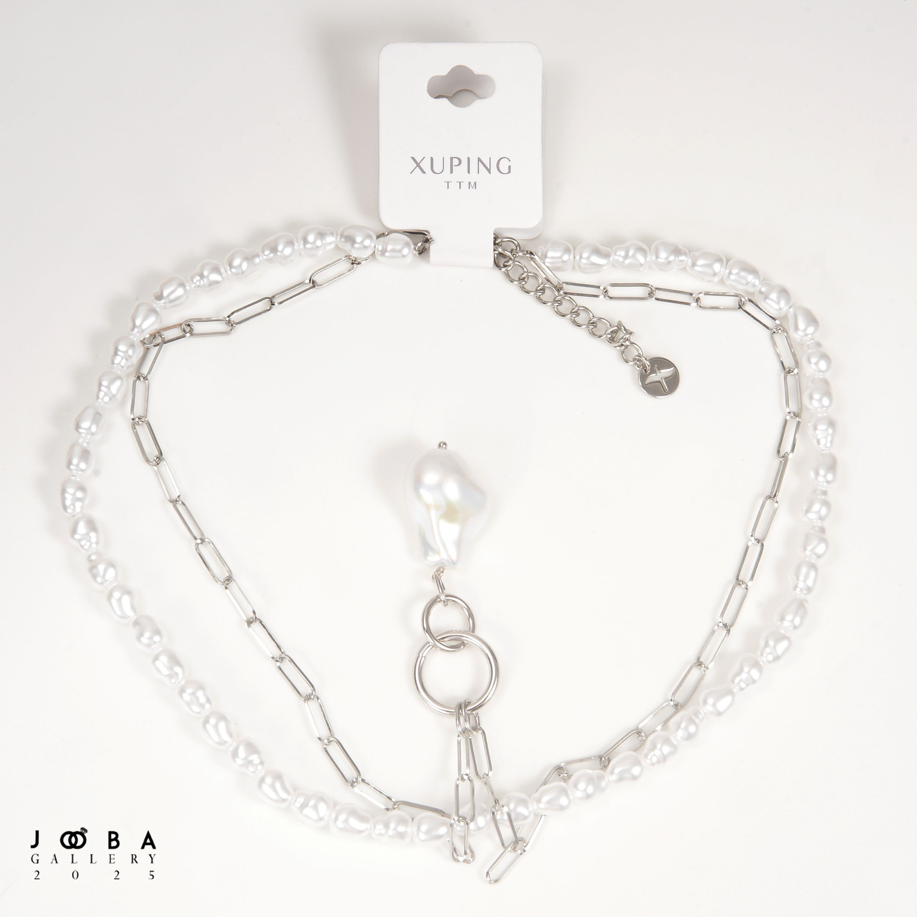 گردنبند مرواریدی باروک ژوپینگ کد 1082093262