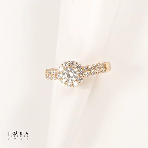 انگشتر گل جواهری ژوپینگ کد 1010701042