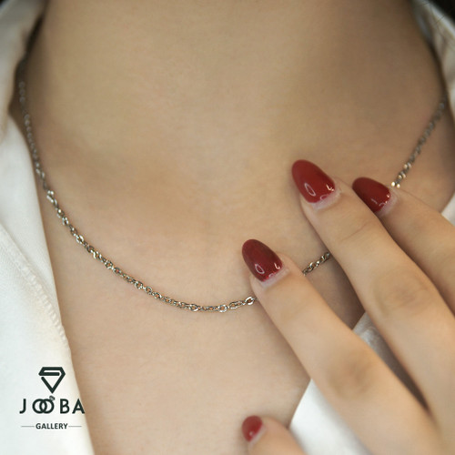 زنجیر ملوانی نقره ای ژوپینگ104054842