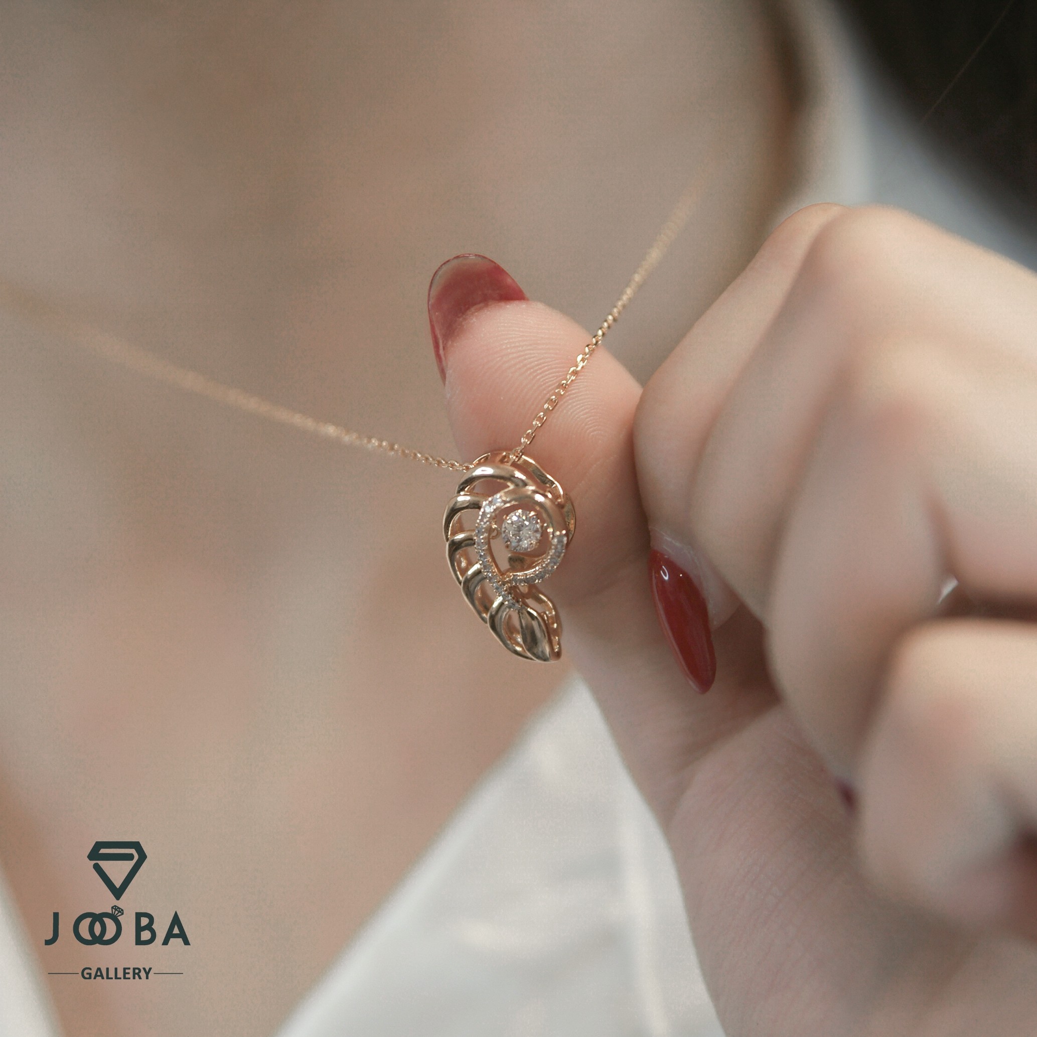 گردنبند آویز نگین دار ژوپینگ1111321400