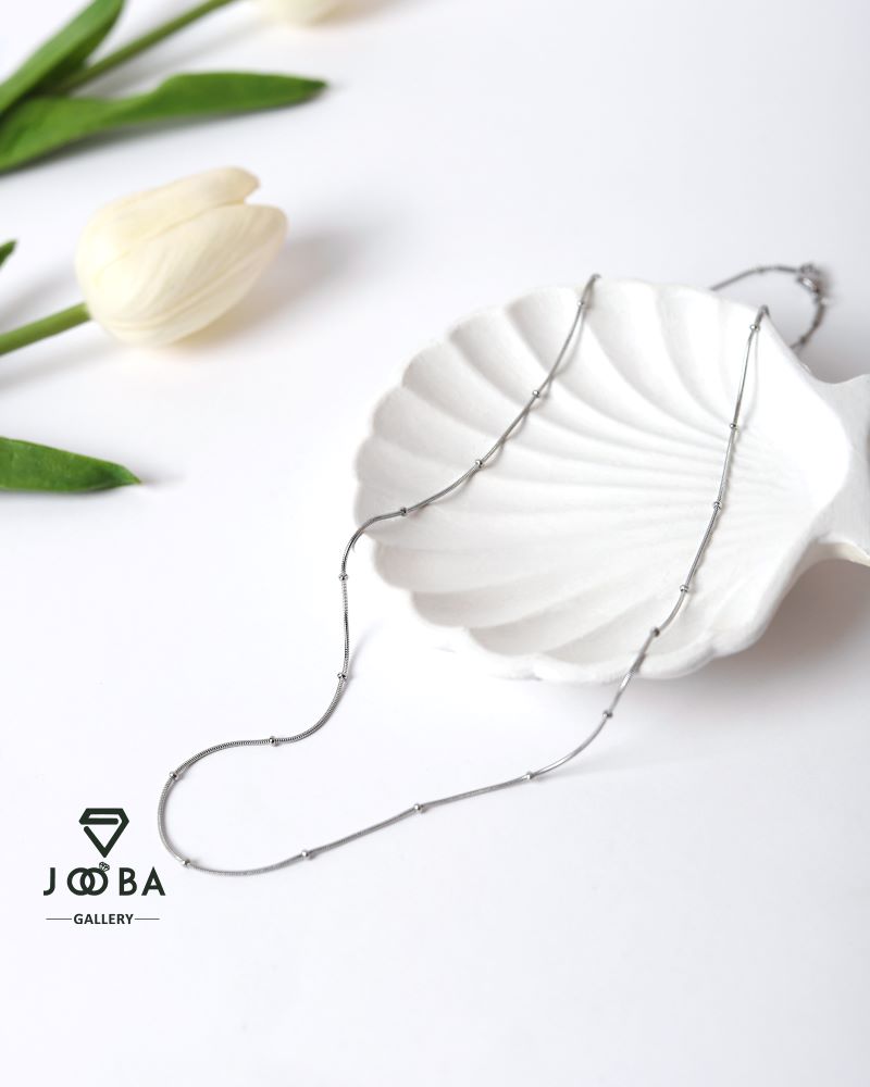زنجیر توپی نقره ای ژوپینگ کد 206044850