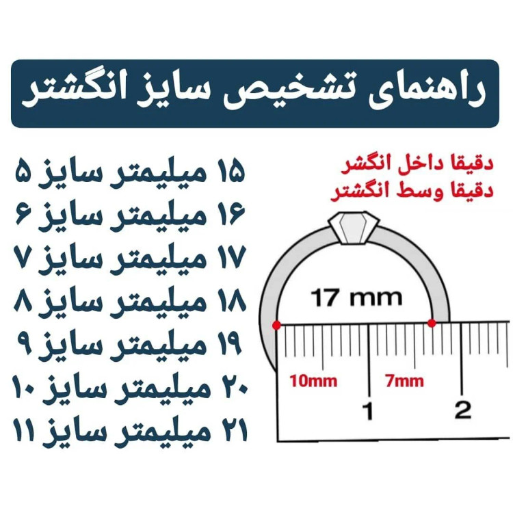 انگشتر تک نگین نقره ای ژوپینگ کد 302060183