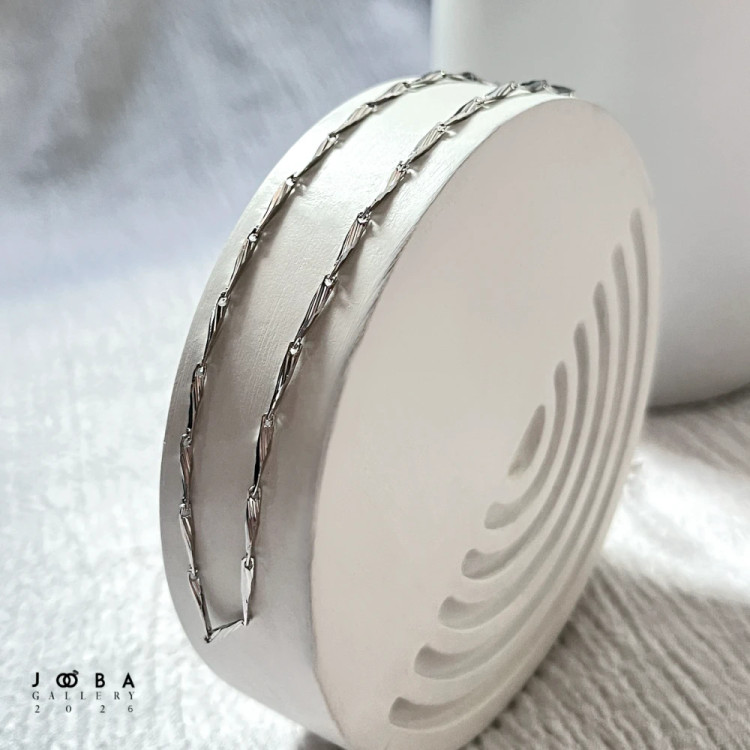 زنجیر اسپرت نقره ای ژوپینگ کد 306060184