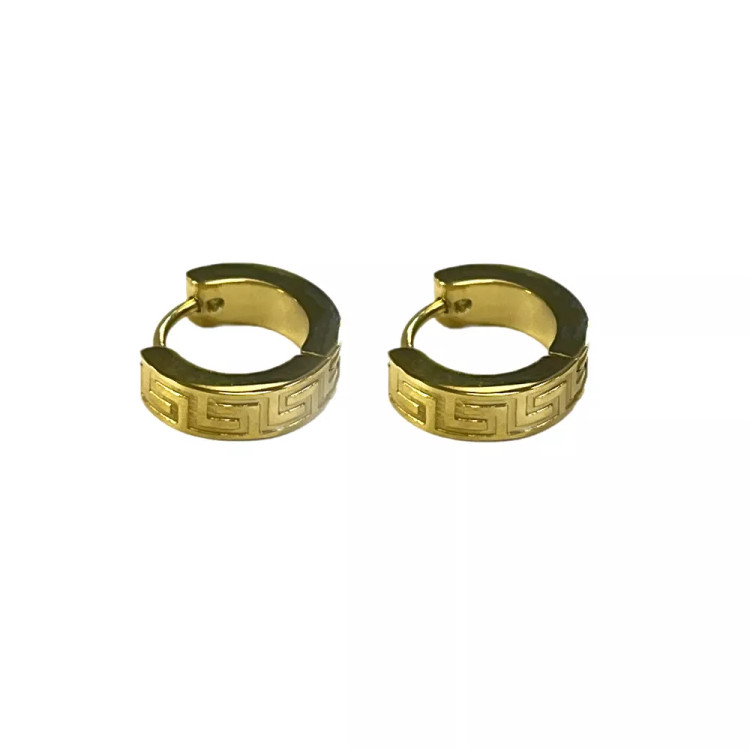 گوشواره طلایی طرح VERSACE ژوپینگ کد 317070210
